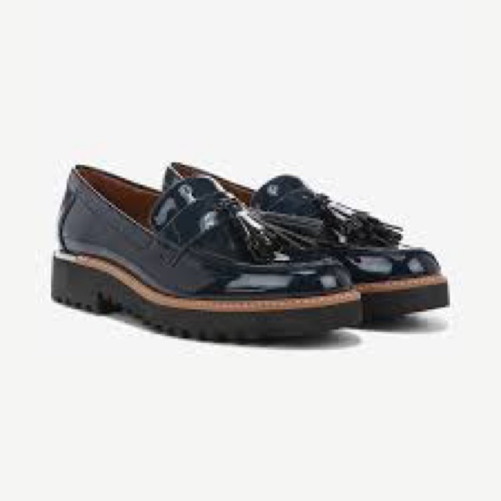 Franco Sarto Women’s Carolynn Lug Sole Tassel Loafer In Size 9